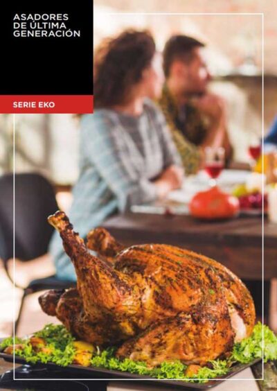 asador industrial de pollos feka serie eko